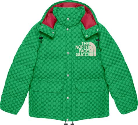 the north face gucci puffer jacket green|Gucci x north face boots.